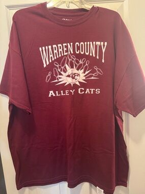 Warren County Alley Cats Graphic Tee - Maroon